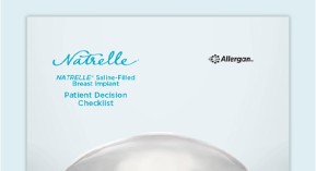 Saline-filled breast implant surgery decision checklist