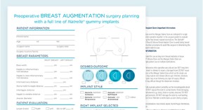 Augmentation preoperative planning form