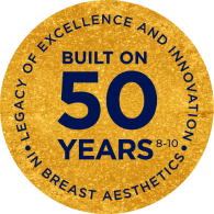 Built on a 50-year legacy of excellence and innovation in breast aesthetics.